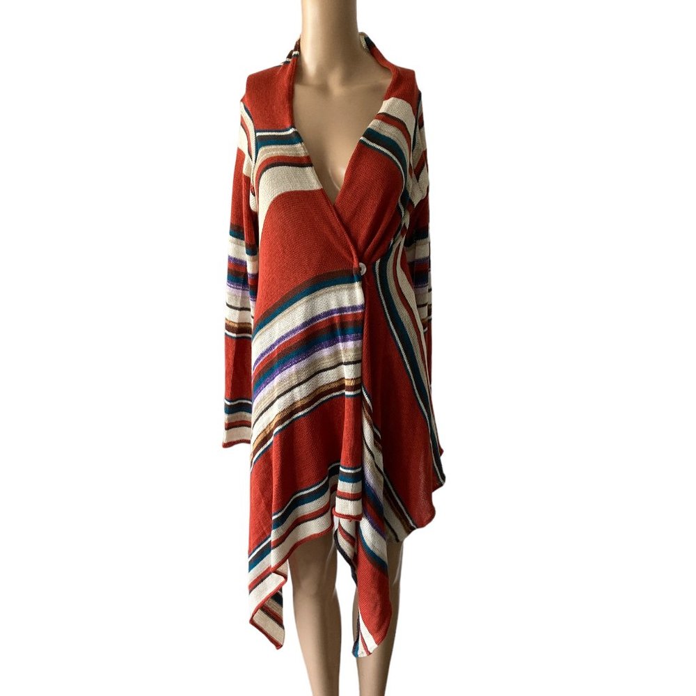 Goddis Bohemian Naples Asymmetric Size S/M Cardigan